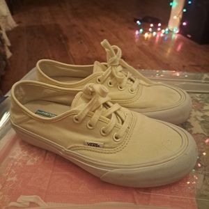 Light yellow Vans